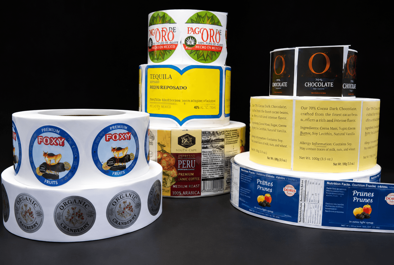 Custom Pressure Sensitive Labels Built Around Your Product Requirements